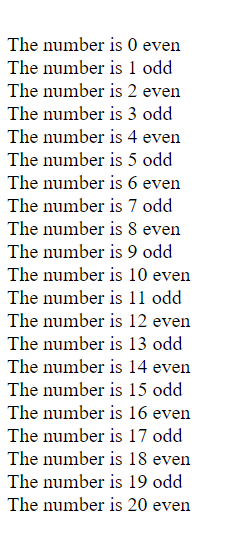 SUBLIME CODE ASAP The number is 0 even The number is 1