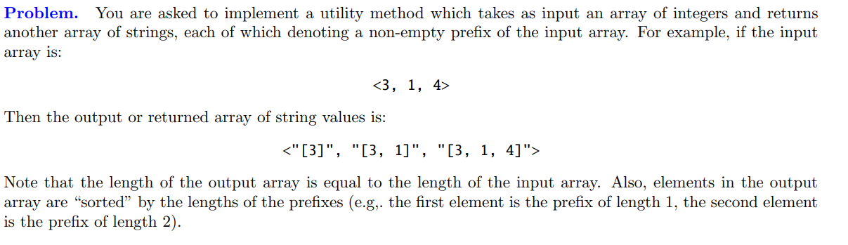 Please code in java. Please use loops and Arrays, not arraylist. Problem.
