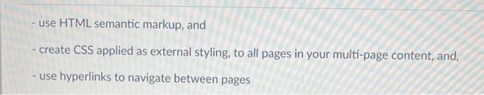  html code using hyperlinks should look like this use this information