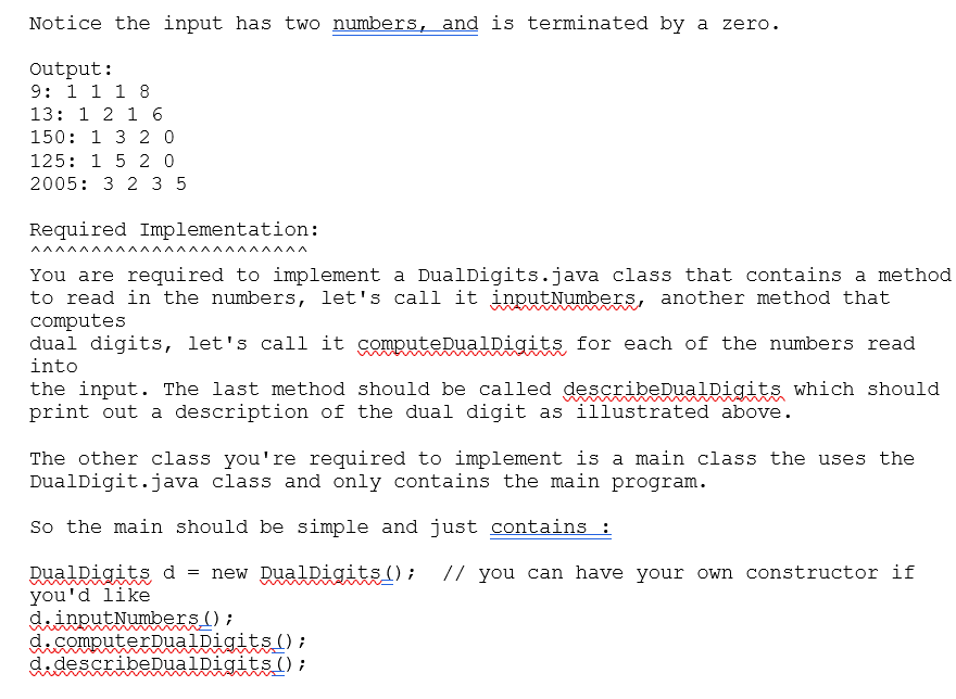 only two digits and they are not interleaved. Examples of that would