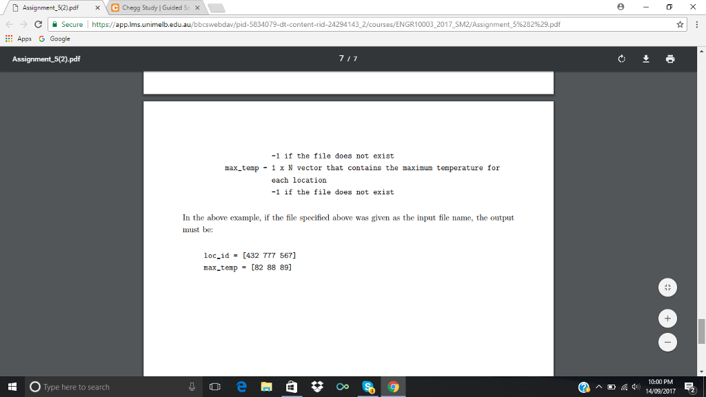 Question 4 15 Marks] The high temperature for each month for a