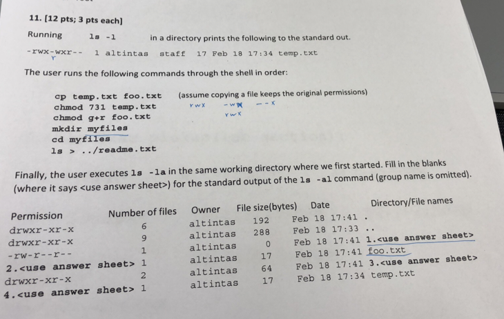  Can u answer question1,2,3,4 in this question 11 and explain why.