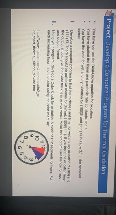  is this better ? Project: Develop a Computer Program for Thermal