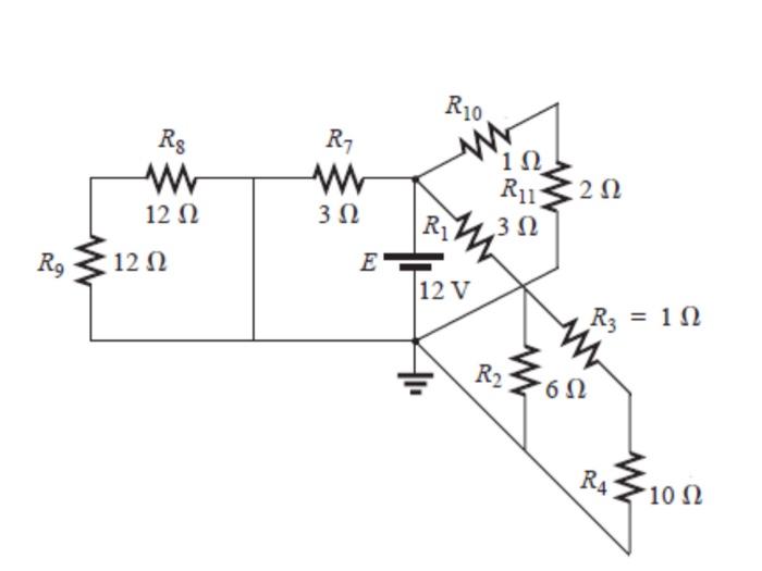  Please compute (manually) currents through each branch and voltage drops across