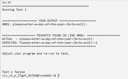 using namespace std; int main() { const int MonthDays[] = {31, 59,