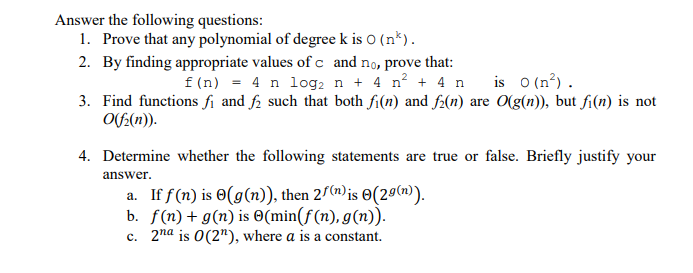 I need help with question 2, 3 and 4 please. Thanks in