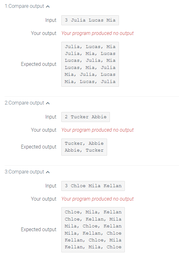 #include #include #include const int MAX_NAME_SIZE = 50; // TODO: Write function