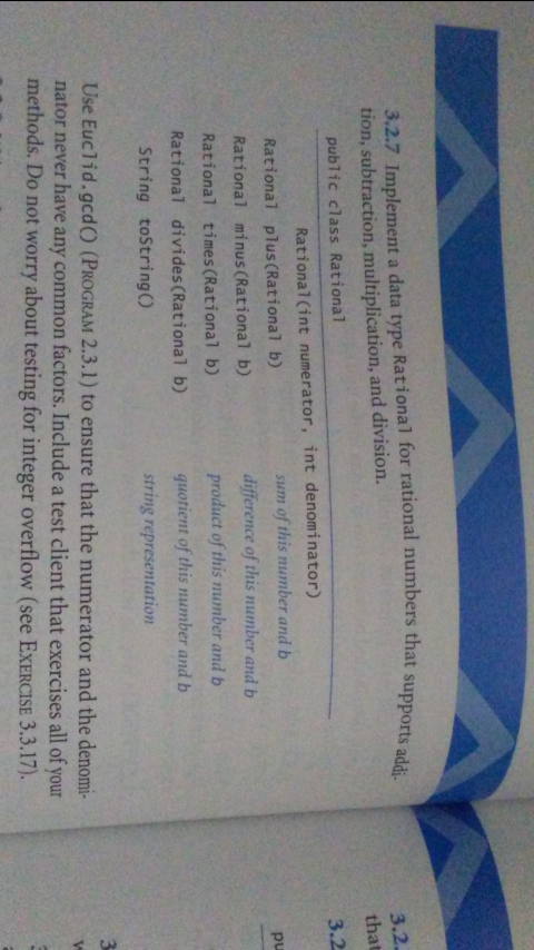 I need help solving this question in java.3.2.7. I also posted the