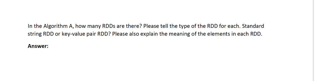 problem. The two algorithms are shown in the following table. Algorithm A