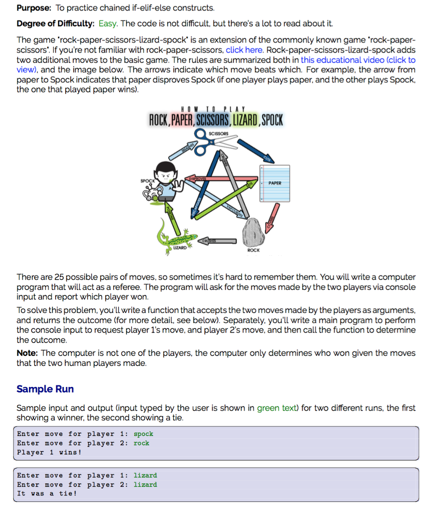EASY Language: Python Program used: PyCharm Interpreter: 3.6.1 at ~/anaconda/bin/python Purpose: To