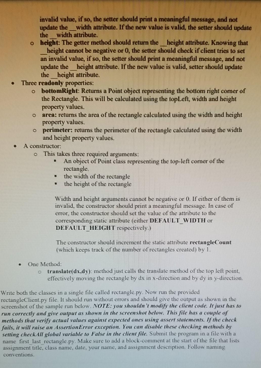 start with. thanks! here is what I have been given for the