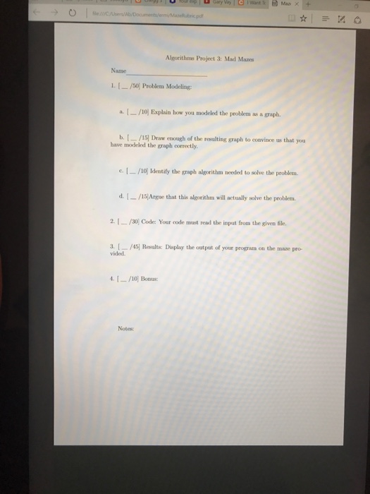rubric where the requirements are. Thanks! GRandpa s TRansit Map O to