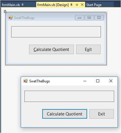  ClearlyVB2012\Chap17\ Exercise 15 SwatTheBugs Solution. Open the Code Editor window and