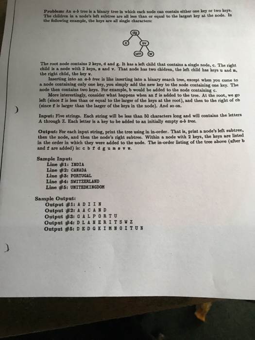  Write the program in c++ in three different files. A. Header