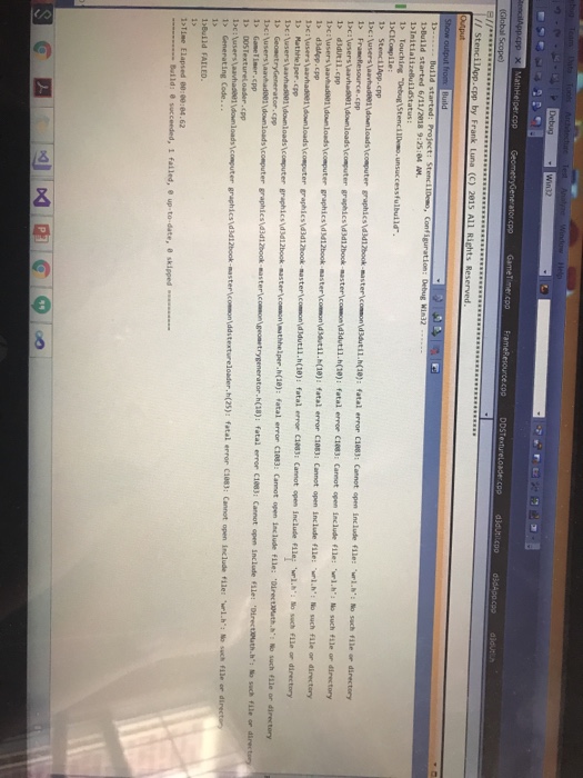  Getting following error while executing c++ porgram on visual studio 10
