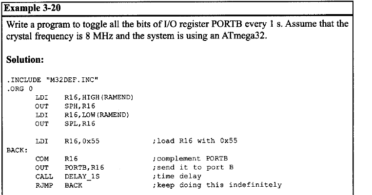  Please Explain the given Program we are using Atmega32 Microcontroller. Not