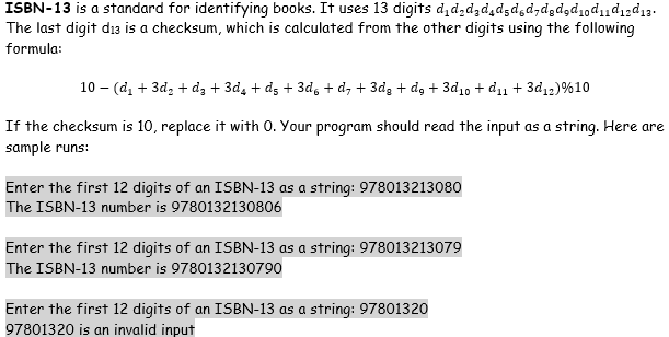  do it with while loop if possible if he/she puts an