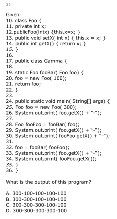 else 9 10 System.out.println ("NO") a. Compilation error b. Prints YES c.