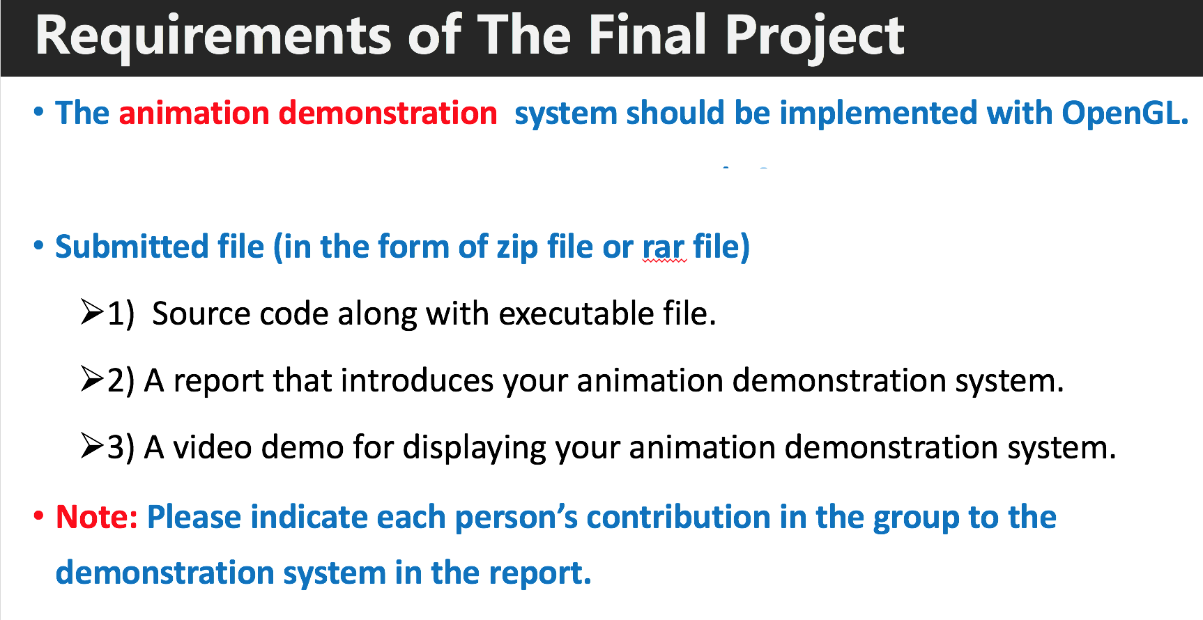 subject: Computer Graphics requirements:codes, input output screenshots, source code and need report