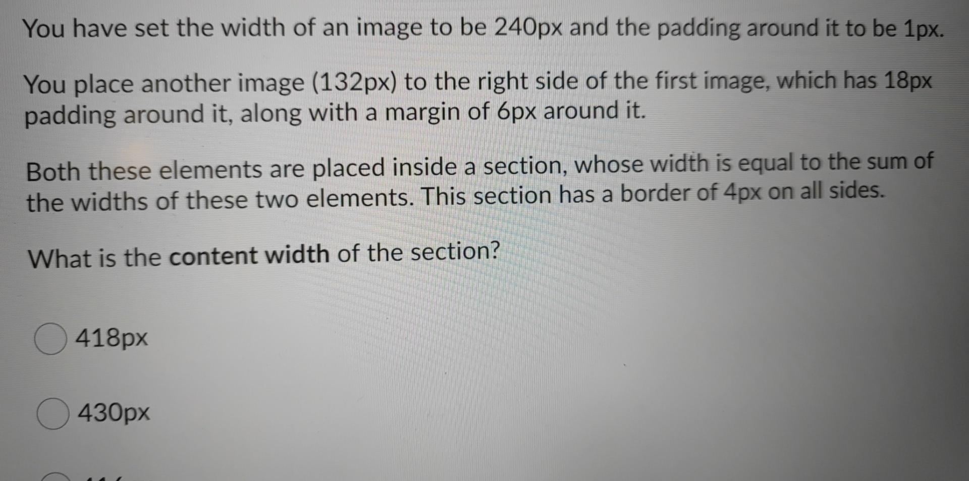 the web page, like arranged in columns and rows, properly visible on