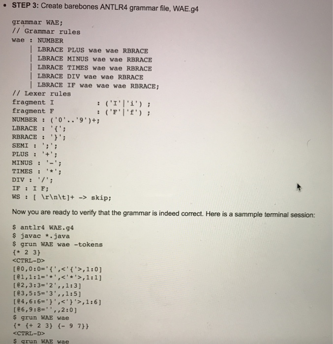 E2 are LISP expressions then so are (+ E1 E2), (-E1 E2),