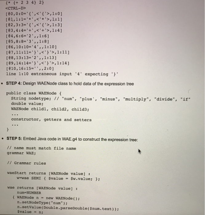 (. E1 E2), and (E1 E2). 3. if L is a ListExpression