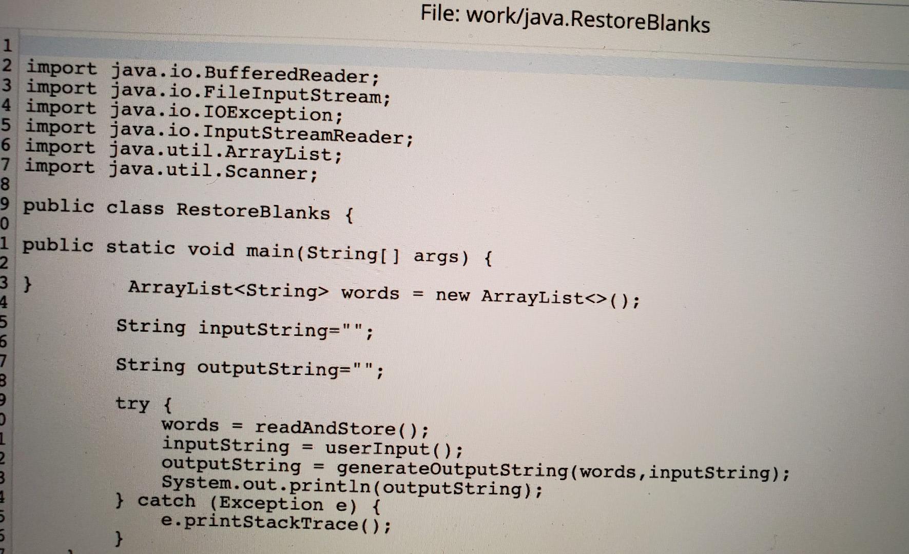  JAVA hi it shows me an error for not loading the
