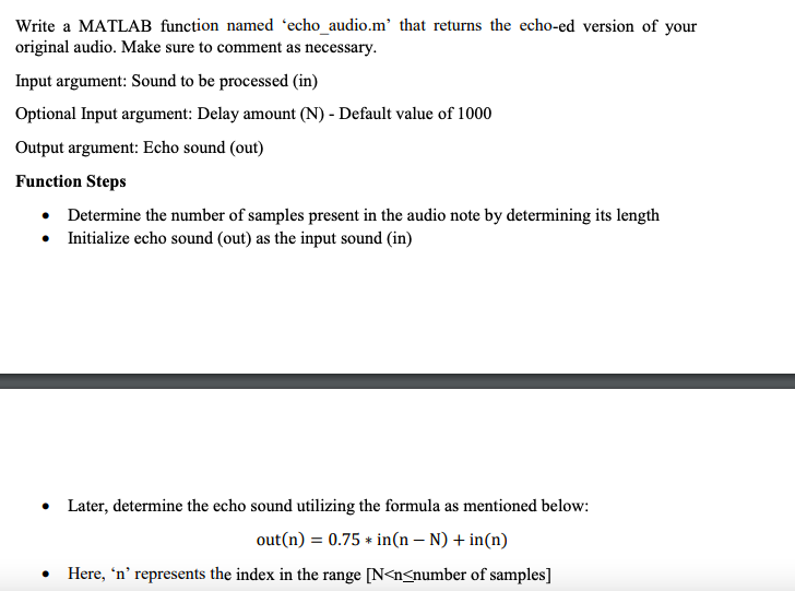 your workspace 3. Load the audio assignment_4_sentence.wav 4. Play the audio file