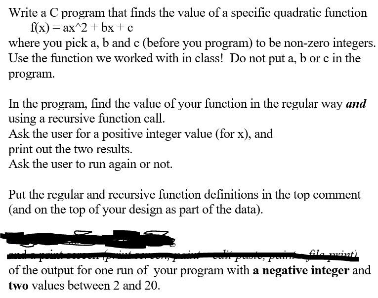 Please help me with this C program, please make it as simple
