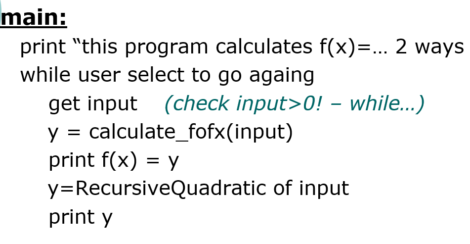 as possible because I'm in programming 1 and I just started along