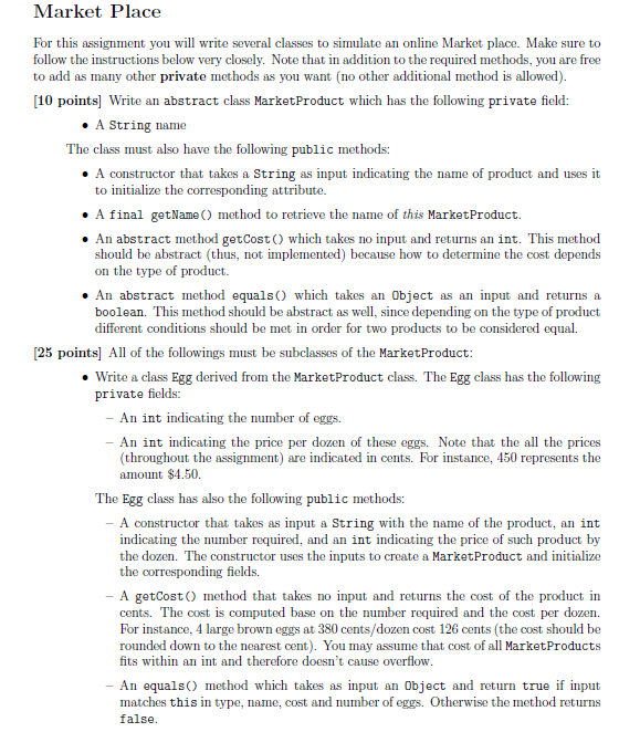 Egg.java * Jam.java * Fruit.java * SeasonalFruit.java * Basket.java 1 * Customer.java