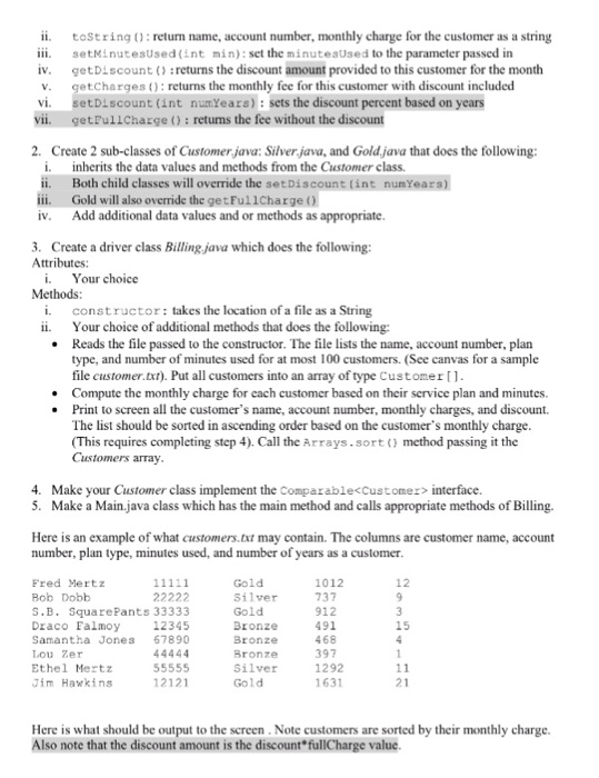 to their customers, and customers are charged different fees based on their