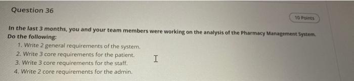 be fast please Suntant Question 35 5 Points Explain in detail the