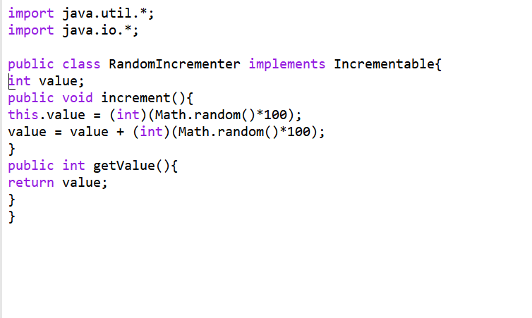 0, then print 1, then print 2, then print 3...) I also