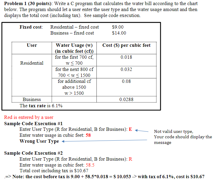 Write a C program that calulates... Write a C program that calculates