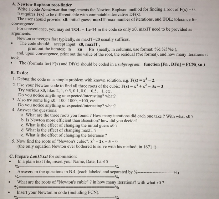  MATLAB: I need part "B. To do:" I basically need to