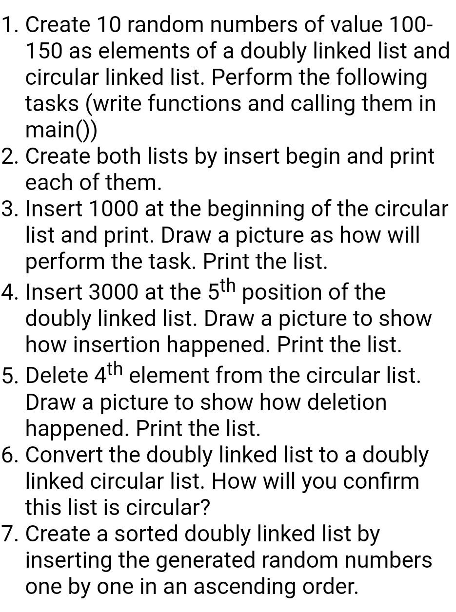 This is for a data structures class. please write in C++ and