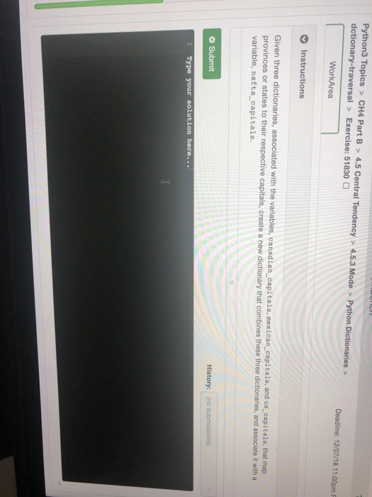  Chap4 exercise 51830 Python3 Topics CH4 Part B 4.5 Central Tendency