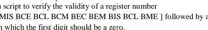 BEM BIS BCL I Higit number in which the first digit should
