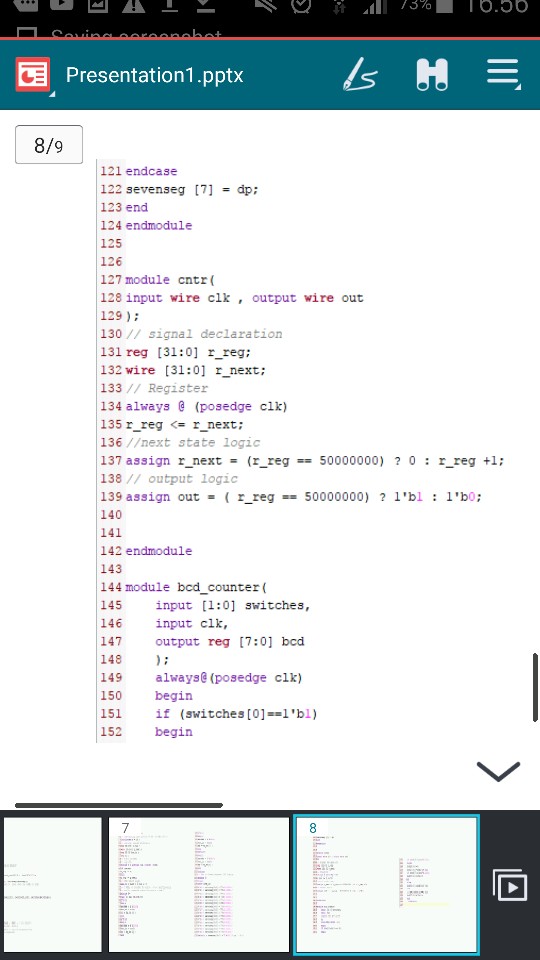 display of the Nexys2 board ( 0-59 ) - And do not