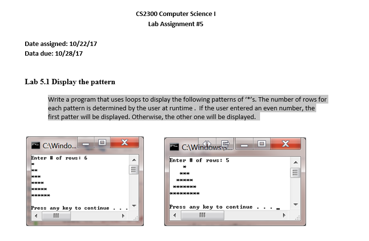 Can someone help me with this question please?? CS2300 Computer Science I
