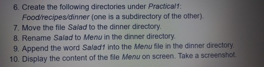 please nments/752482 1. Change to your home directory and create a directory