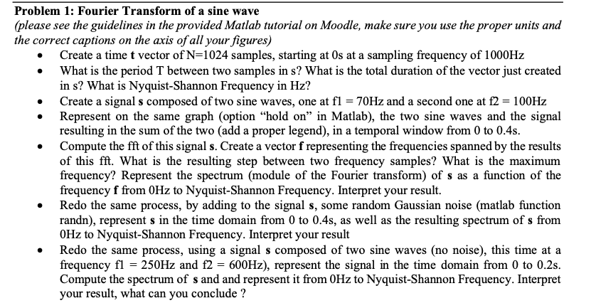  I need help with these questions and the matlab code commands