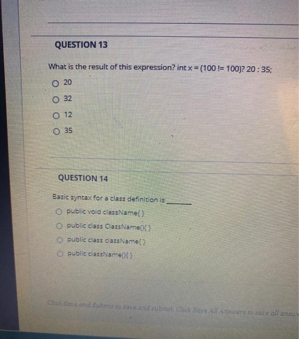Sauerstofu allar QUESTION 3 Which of the following is Modifiable Access Modifier?