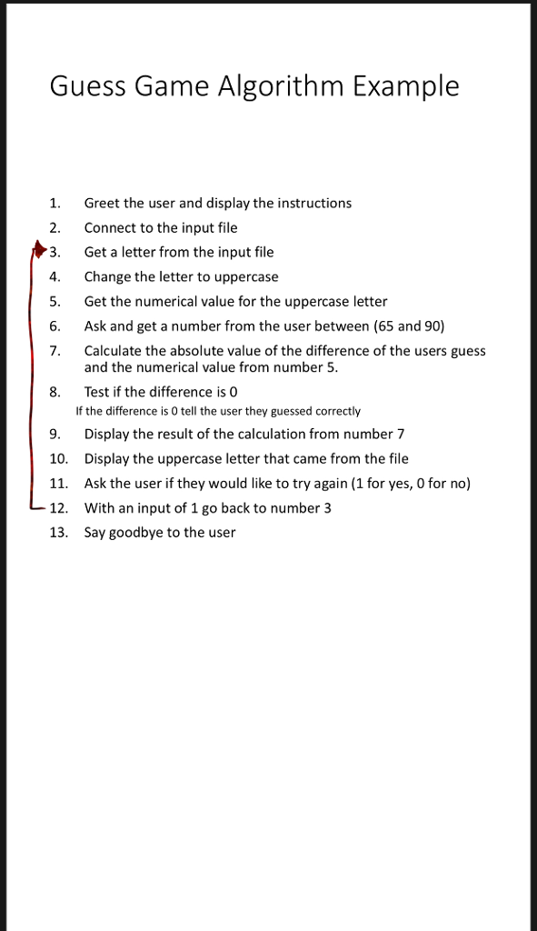 I need help creating a algorithm for this sample output program called