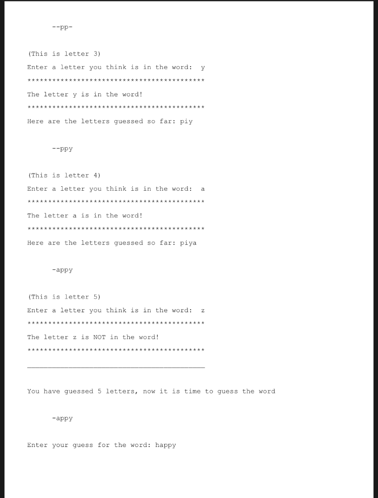 in the solution. Here is first a sample algorithm so you can