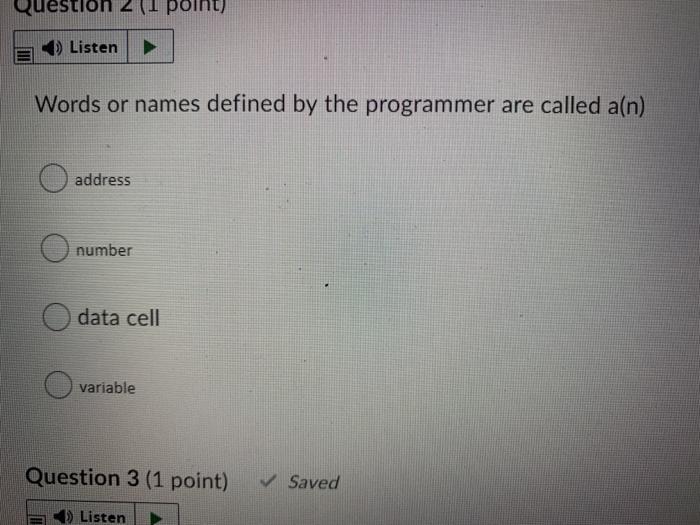 Editor Question 9 (1 point) Listen Question 1 (1 point) Listen Even