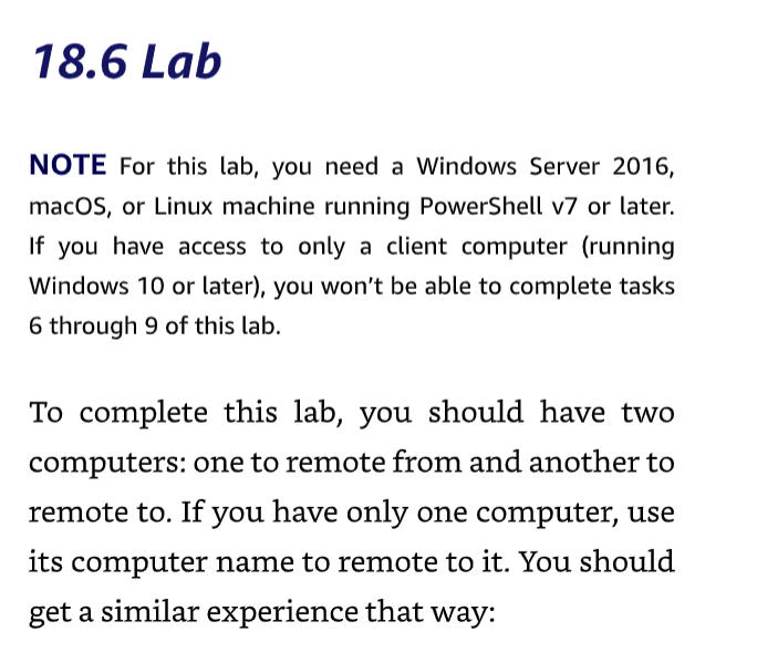 PowerShell Lab18, I need help! Please finish all steps. Please write down