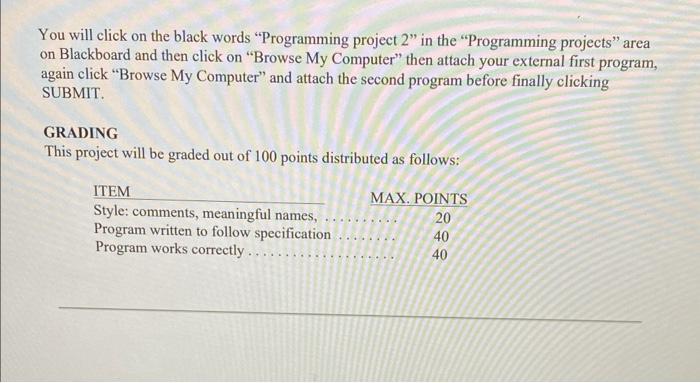 write code that produces the following including the blue background: REQUIREMENTS OF