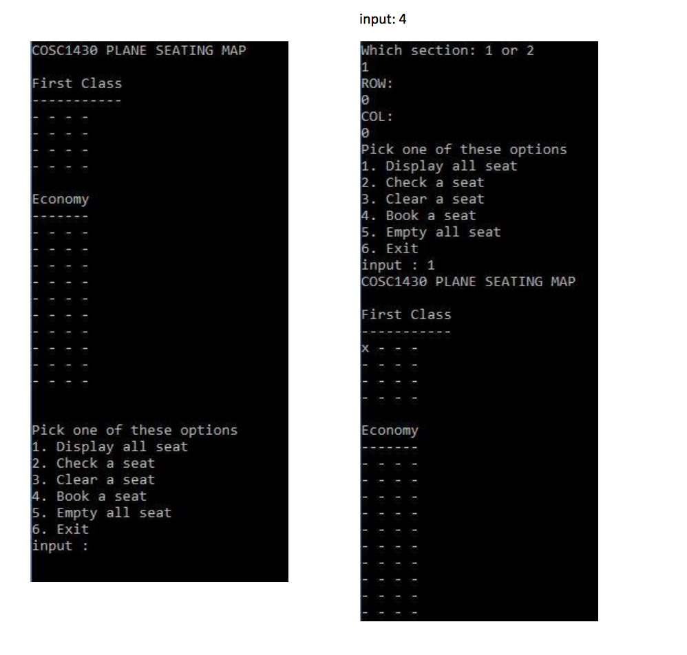 In c++ Create a flight booking program with several functionalities (booking seat,